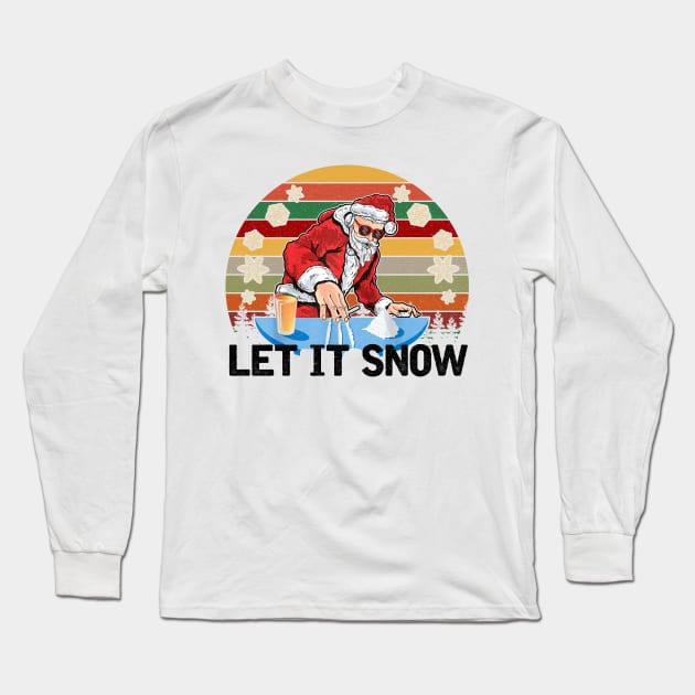 LET IT SNOW Long Sleeve T-Shirt by AdelaidaKang